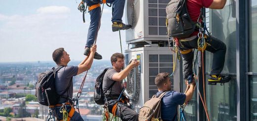 Как промышленные альпинисты возвращают дыхание мегаполису